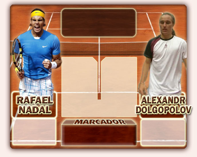 Nadal vs Dolgopolov en Madrid 2010