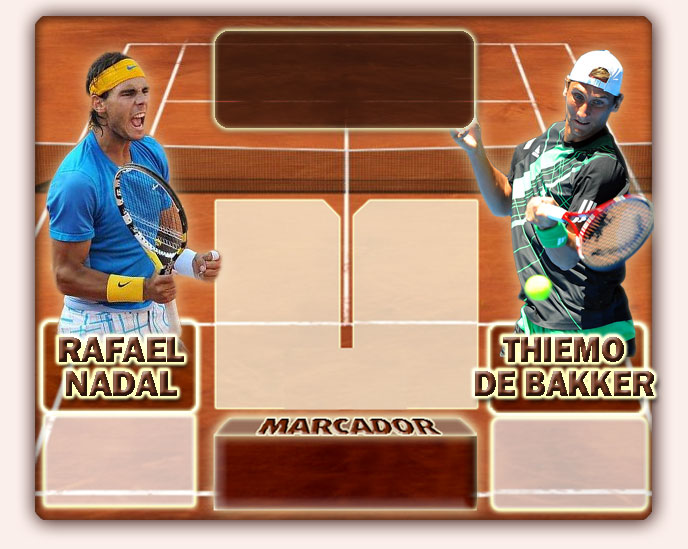 Nadal vs de Bakker en Montecarlo 2010