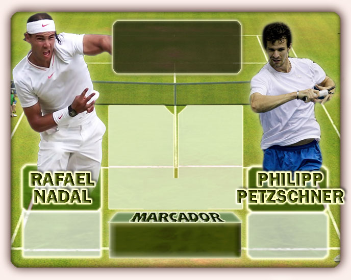 Nadal vs Petzschner en Wimbledon 2010