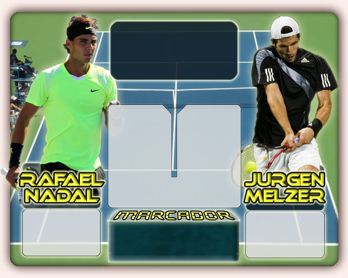 Nadal vs Melzer en Shanghai 2010