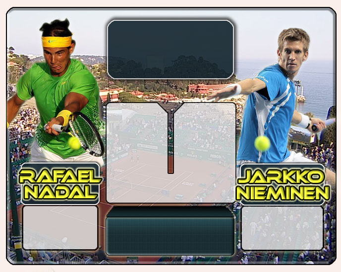 Nadal vs Nieminen en Montecarlo 2011