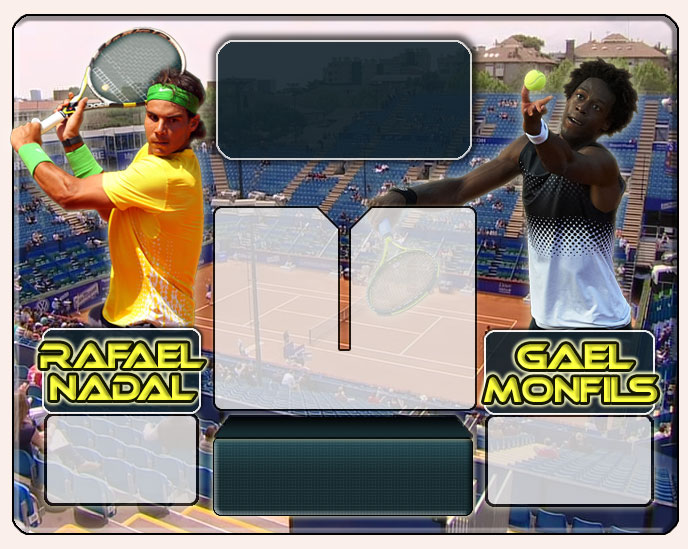 Nadal vs Monfils en Barcelona 2011