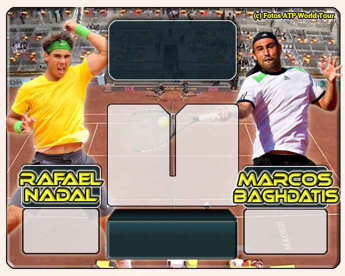 Nadal vs Baghdatis en Madrid 2011