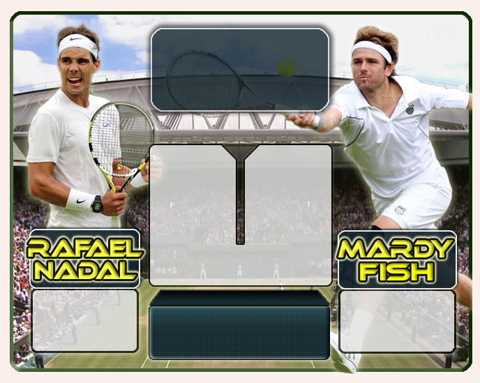 Nadal vs Fish en Wimbledon 2011