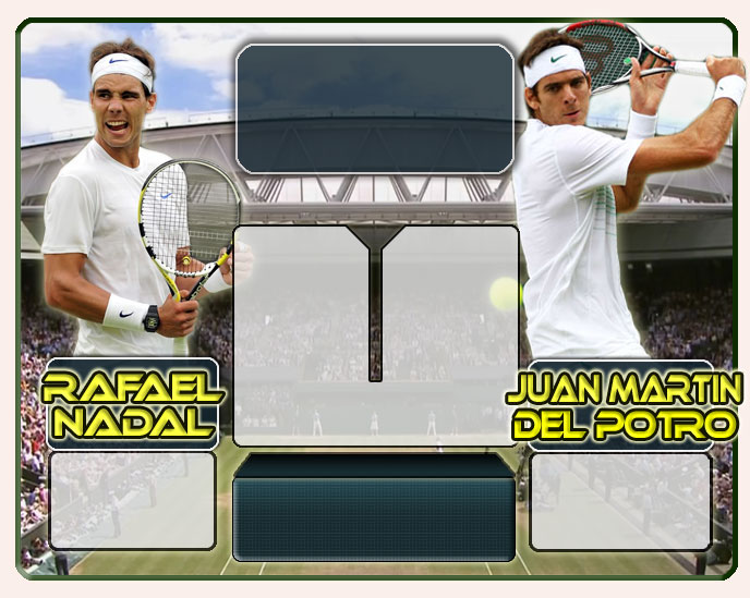 Nadal vs Del Potro en Wimbledon 2011