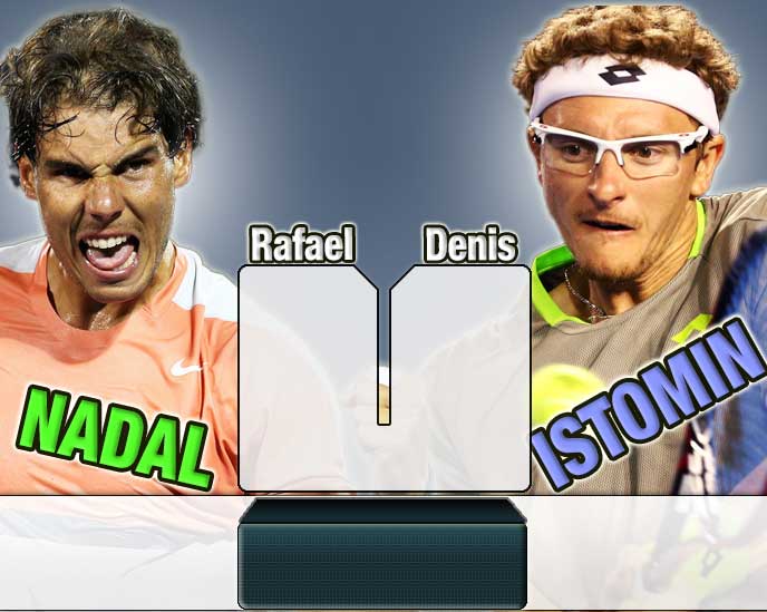 Nadal vs Istomin en Miami 2014