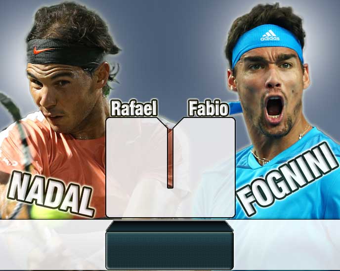 Nadal vs Fognini en Miami 2014