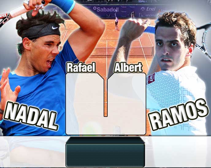 Nadal vs Ramos en Barcelona 2014