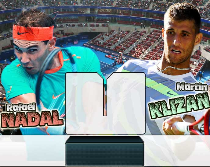 Nadal vs Klizan en Beijing 2014