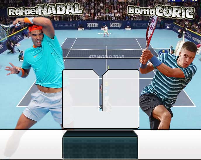 Nadal vs Coric en Basel 2014