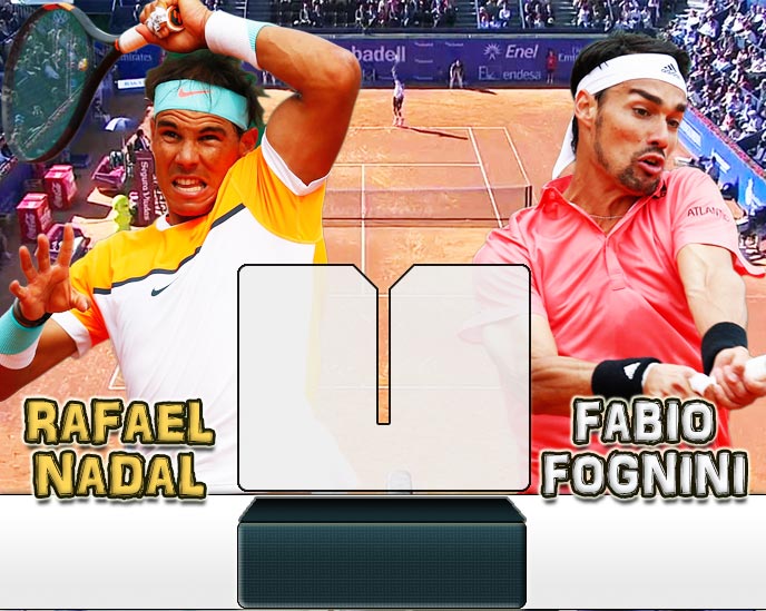 Nadal vs Fognini en Barcelona 2015