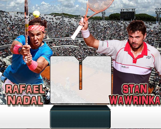 Nadal vs Wawrinka en Roma 2015