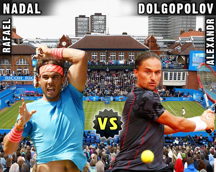 Nadal vs Dolgopolov en Queens 2015