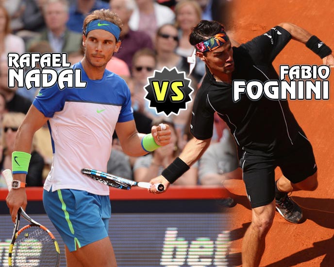 Nadal vs Fognini en Hamburgo 2015