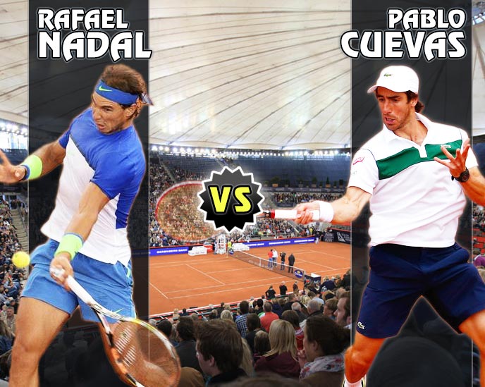 Nadal vs Cuevas en Hamburgo 2015