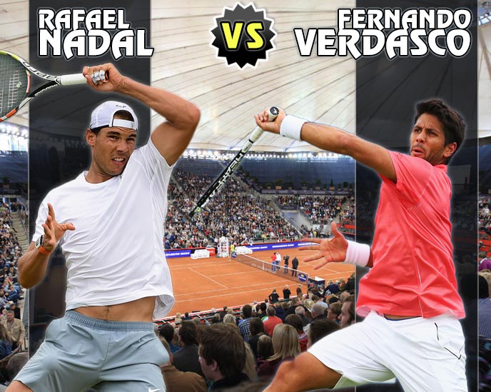 Nadal vs Verdasco en Hamburgo 2015