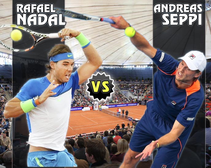 Nadal vs Seppi en Hamburgo 2015