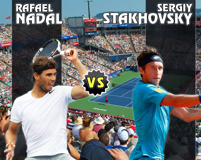 Nadal vs Stakhovsky en Montreal 2015